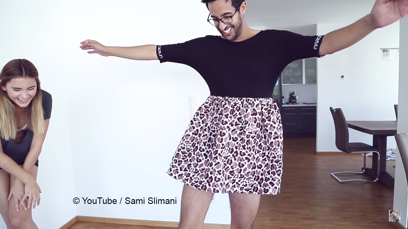 DIESER YouTuber zieht jetzt Frauen Klamotten an!!